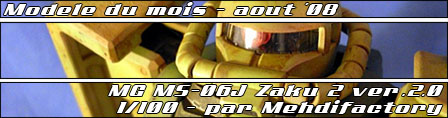 Août '08 - MS-06J Zaku II ver.2.0 1/100 par Mehdifactory