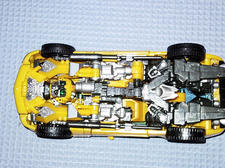 Vue du chassis. Vue du chassis.