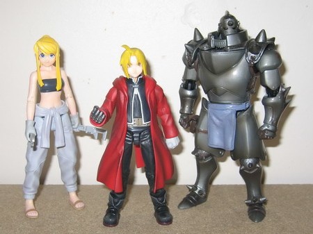 Figurines 'Fullmetal Alchemist' de la firme Play arts Figurines 'Fullmetal Alchemist' de la firme Play arts