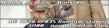 Mars '08 - MG RX-78 GP03S Gundam Stamen 1/100 par MehdiFactory