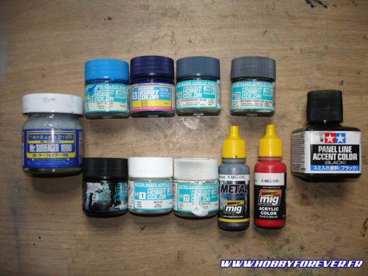 Les principales couleurs utilisées Les principales couleurs utilisées