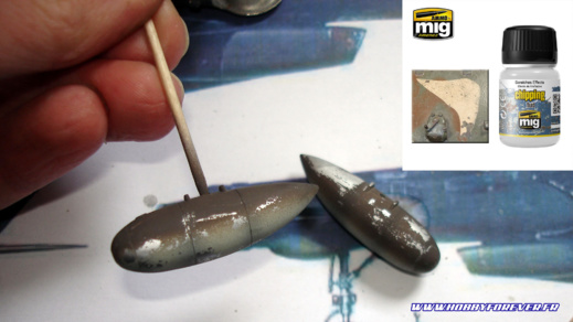 Mais au final des eraillures plutôts ratées à cause d'une mauvaise application du Chipping Fluid Mais au final des eraillures plutôts ratées à cause d'une mauvaise application du Chipping Fluid