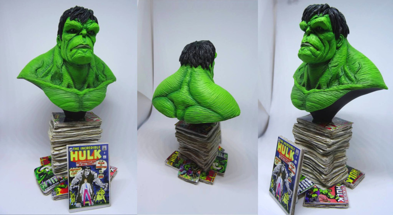 Finished Work : « The Hulk » Sculpt by Troy McDevitt