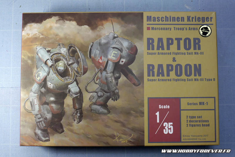 Une superbe box art par Kow Yokohama, comme pour tous les kits franchisés Ma.k Une superbe box art par Kow Yokohama, comme pour tous les kits franchisés Ma.k