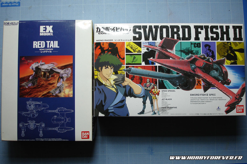 Les boites du Red Tail et du Sword Fish II Les boites du Red Tail et du Sword Fish II