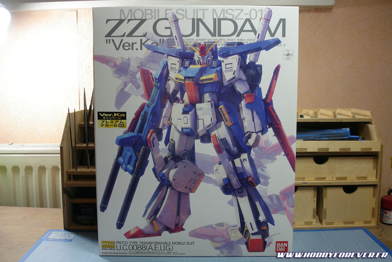 L'imposante boit du MG ZZ Gundam ver.Ka L'imposante boit du MG ZZ Gundam ver.Ka