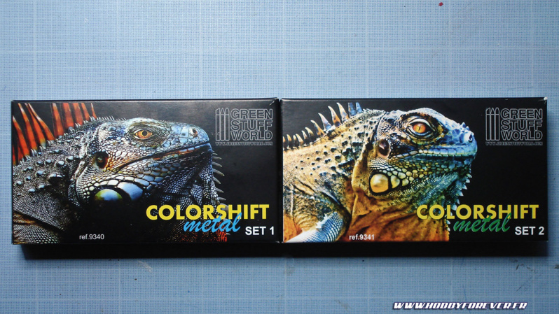 Peintures caméléons Colorshift Metal set 1 et 2 par Green Stuff World & HGUC Acguy de Bandai Peintures caméléons Colorshift Metal set 1 et 2 par Green Stuff World & HGUC Acguy de Bandai