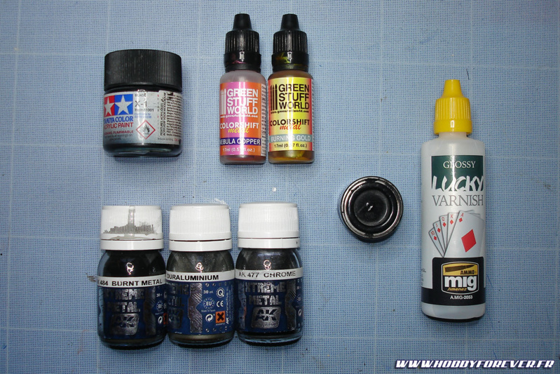 Récapitulatif des peintures utilisées pour ce HGUC Acguy Récapitulatif des peintures utilisées pour ce HGUC Acguy