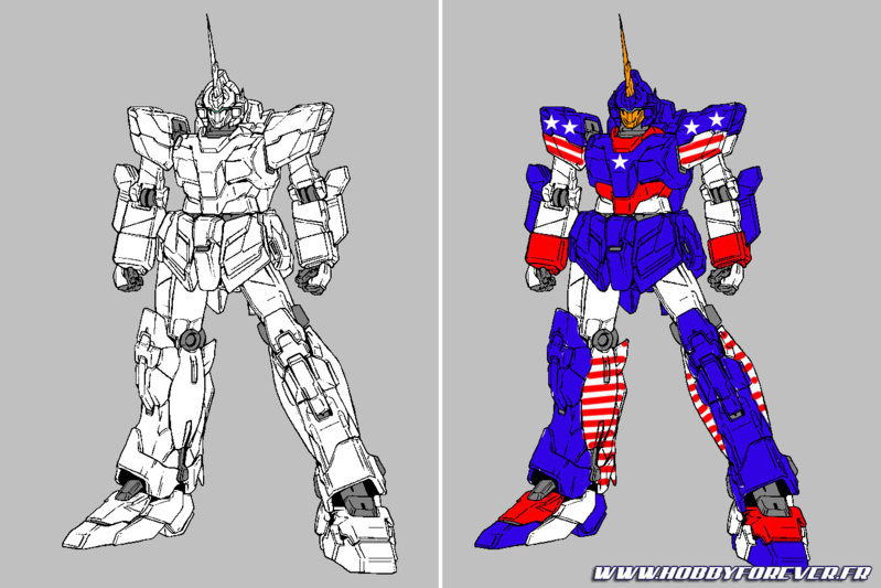 Travail du schéma de couleur sur le line-art de l'Unicorn Travail du schéma de couleur sur le line-art de l'Unicorn