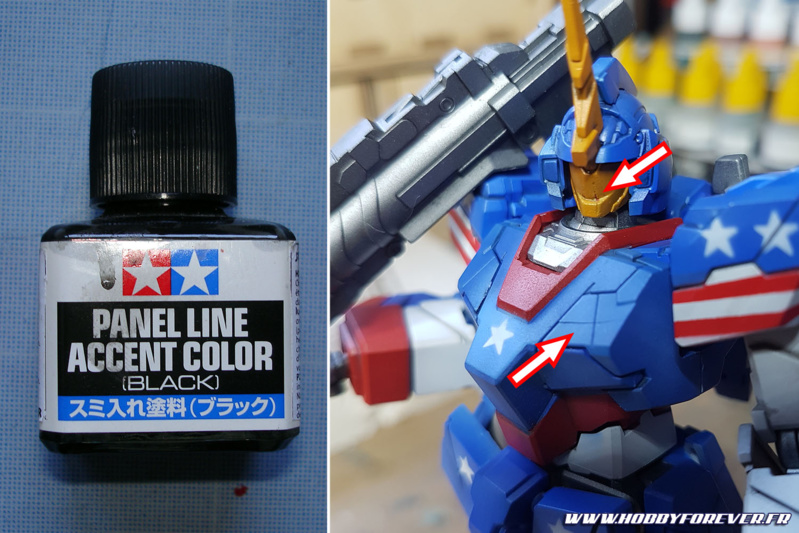 Puisqu'on vous dit que les gunpla n'aiment aps le Panel Line Accent Color ! Puisqu'on vous dit que les gunpla n'aiment aps le Panel Line Accent Color !