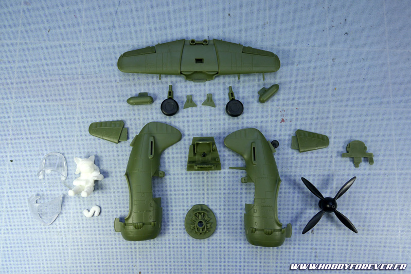 Les différents éléments composant ce Nakajima Ki-84