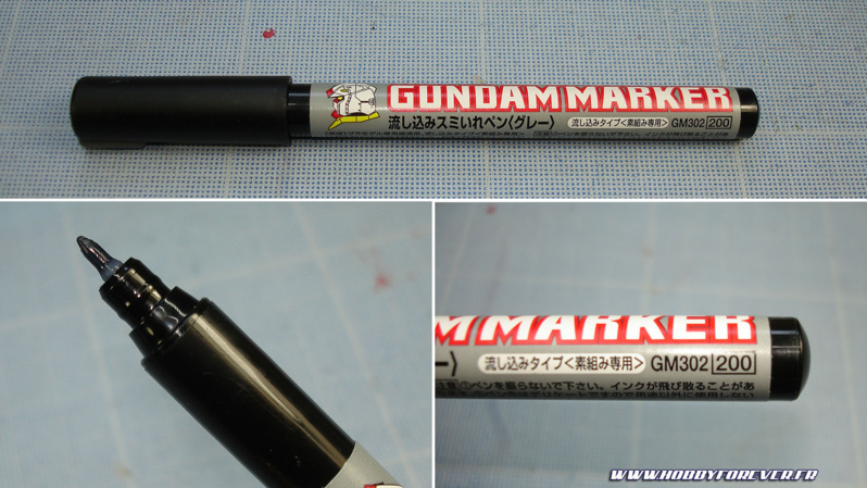 Le Gundam Marker GM302 gris Le Gundam Marker GM302 gris