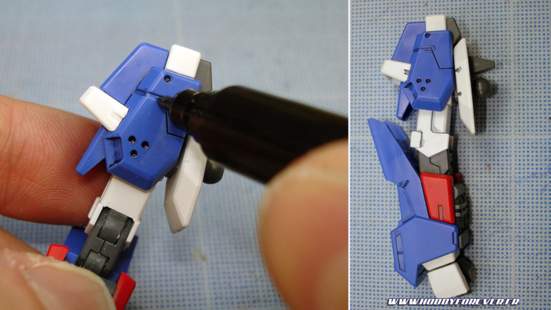 Application de l'encre par capillarité Application de l'encre par capillarité