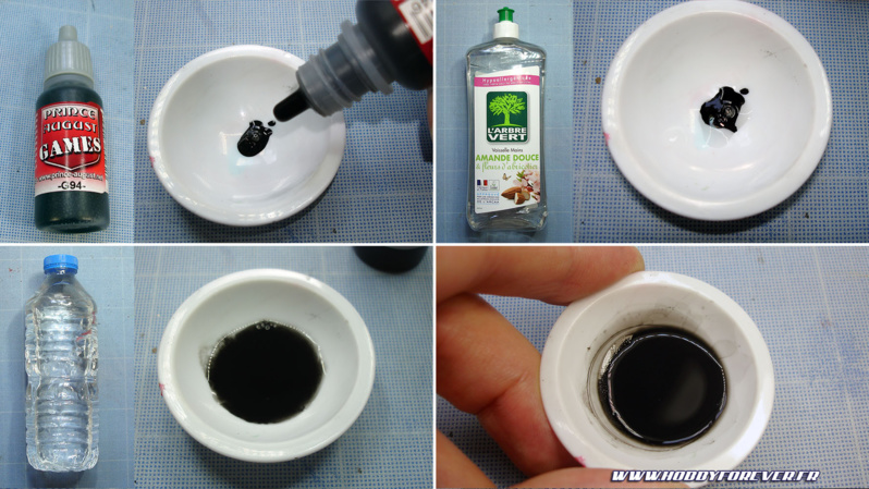 La préparation du jus à l'encre Prince August La préparation du jus à l'encre Prince August