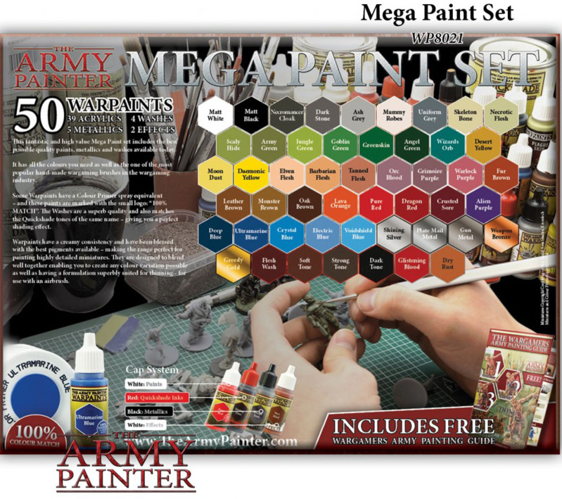 Coup d'oeil sur le nuancier présent au dos de la boite Coup d'oeil sur le nuancier présent au dos de la boite