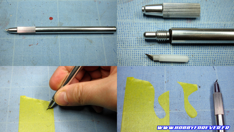 Cutter de précision à lame rotative 360° Cutter de précision à lame rotative 360°