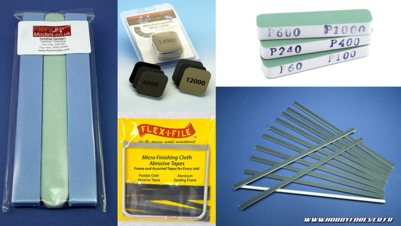 Quelques exemples d'autres produits pour poncer Quelques exemples d'autres produits pour poncer