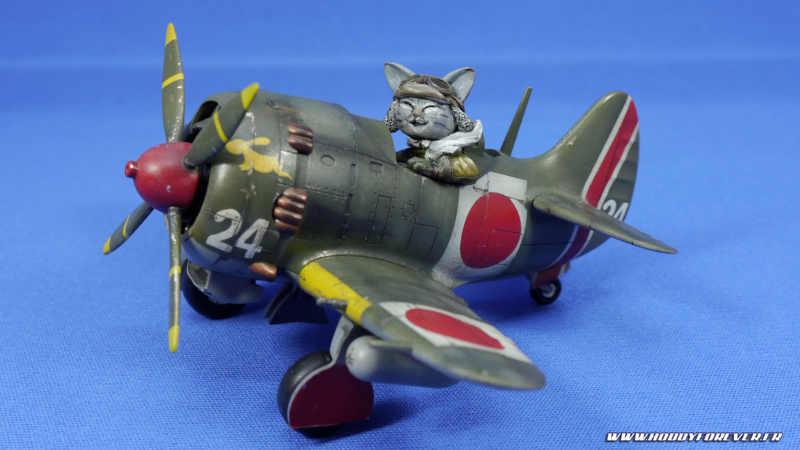 Finished work - Ki-84 Nakajima Cute Model w/ Cat Pilot Finished work - Ki-84 Nakajima Cute Model w/ Cat Pilot