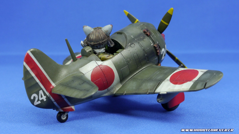 Finished work - Ki-84 Nakajima Cute Model w/ Cat Pilot Finished work - Ki-84 Nakajima Cute Model w/ Cat Pilot