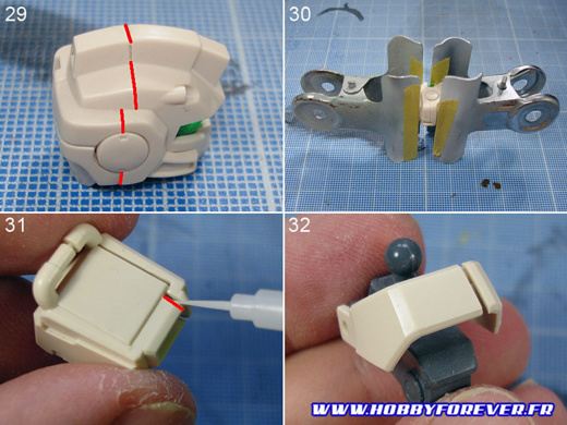 Tutoriel "No Paint" 4 - 1ère partie : Découpe et préparation des pièces Tutoriel "No Paint" 4 - 1ère partie : Découpe et préparation des pièces