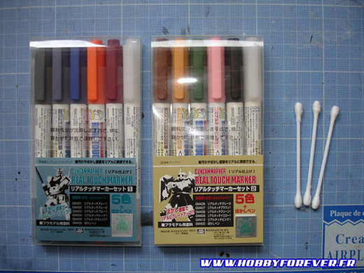 Tutoriel "No Paint" 4 - 2nd partie : Retouches de peinture et Gundam Markers