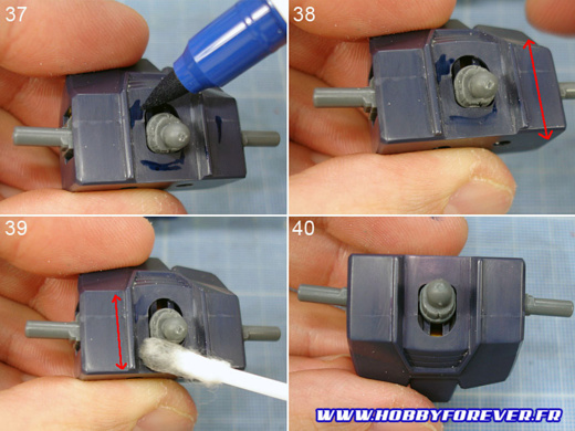 Tutoriel "No Paint" 4 - 2nd partie : Retouches de peinture et Gundam Markers