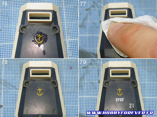 Tutoriel "No Paint" 4 - 2nd partie : Retouches de peinture et Gundam Markers