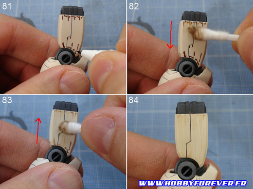 Tutoriel "No Paint" 4 - 3e partie : Weathering au Gundam Marker et peinture