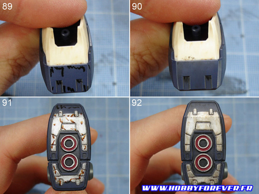 Tutoriel "No Paint" 4 - 3e partie : Weathering au Gundam Marker et peinture