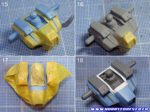 la peinture du buste à l'aide de masques la peinture du buste à l'aide de masques