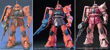 Les versions au 1/144 du Char's Zaku II : FG, HGUC et RG