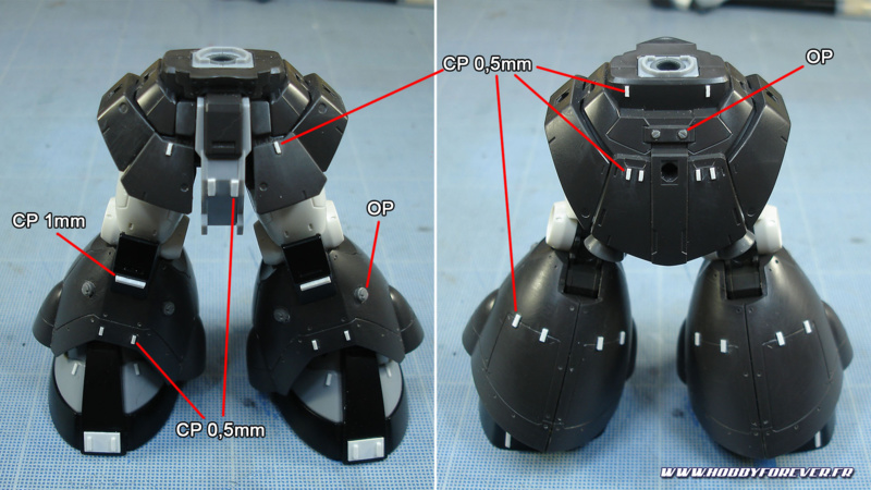 WIP - HG YMS-08B Dom Test Type - Détailler un Gunpla, 3e partie