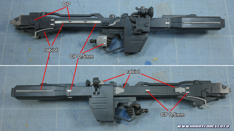 WIP - HG YMS-08B Dom Test Type - Détailler un Gunpla, 3e partie