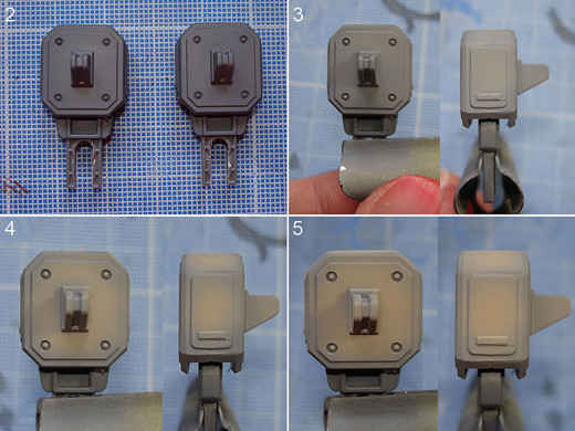 Le shading des pièces sable Le shading des pièces sable