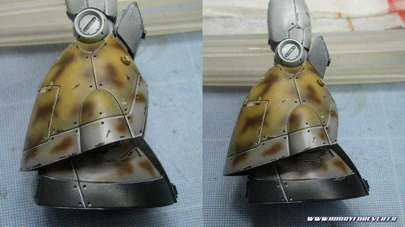 Réalisation pas à pas des éclats... Réalisation pas à pas des éclats...