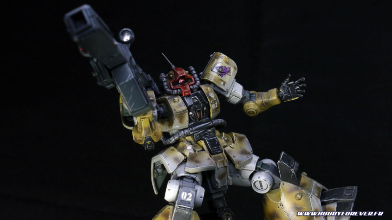 Finished work - HG YMS-08B Dom Test Type Desert Op. Finished work - HG YMS-08B Dom Test Type Desert Op.