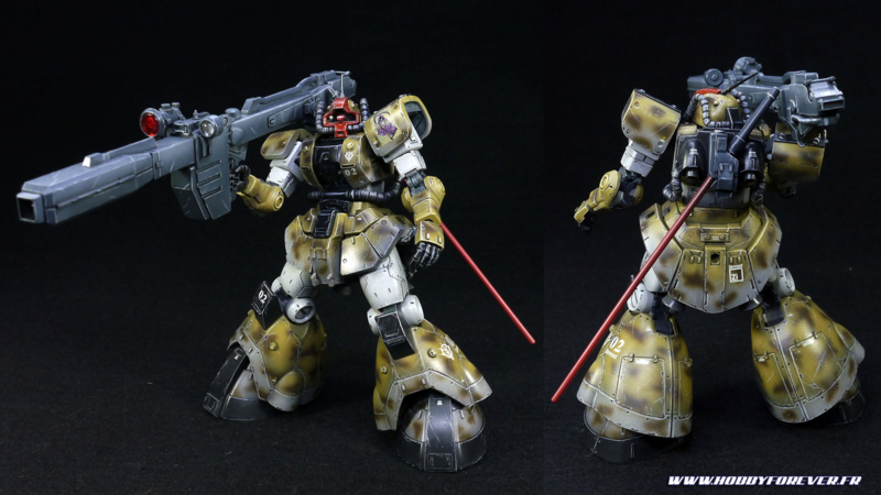 Finished work - HG YMS-08B Dom Test Type Desert Op. Finished work - HG YMS-08B Dom Test Type Desert Op.