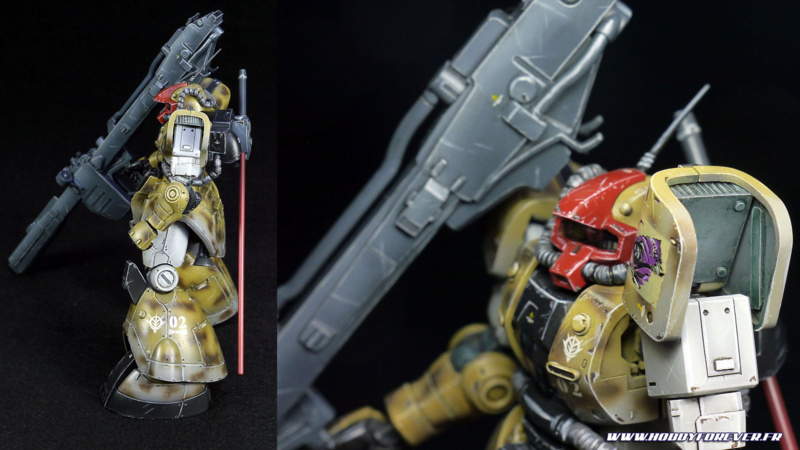 Finished work - HG YMS-08B Dom Test Type Desert Op. Finished work - HG YMS-08B Dom Test Type Desert Op.