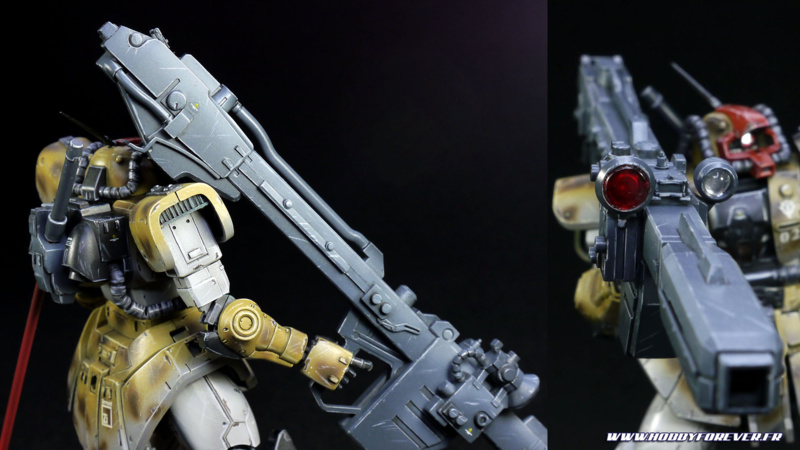 Finished work - HG YMS-08B Dom Test Type Desert Op. Finished work - HG YMS-08B Dom Test Type Desert Op.