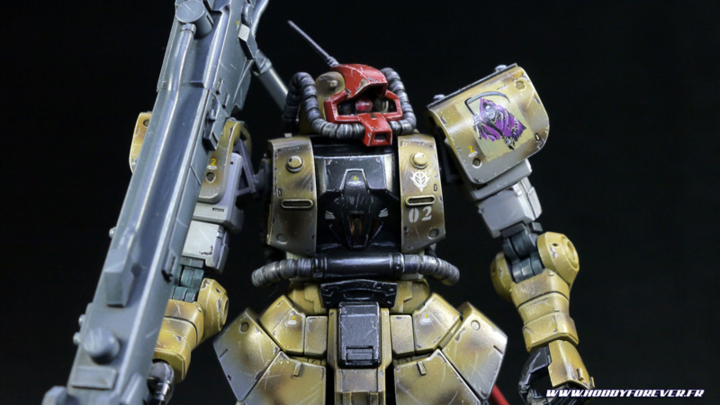 Finished work - HG YMS-08B Dom Test Type Desert Op. Finished work - HG YMS-08B Dom Test Type Desert Op.