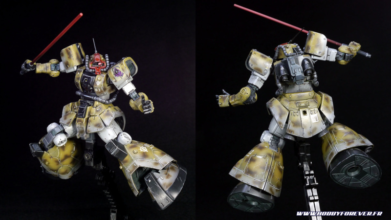 Finished work - HG YMS-08B Dom Test Type Desert Op. Finished work - HG YMS-08B Dom Test Type Desert Op.