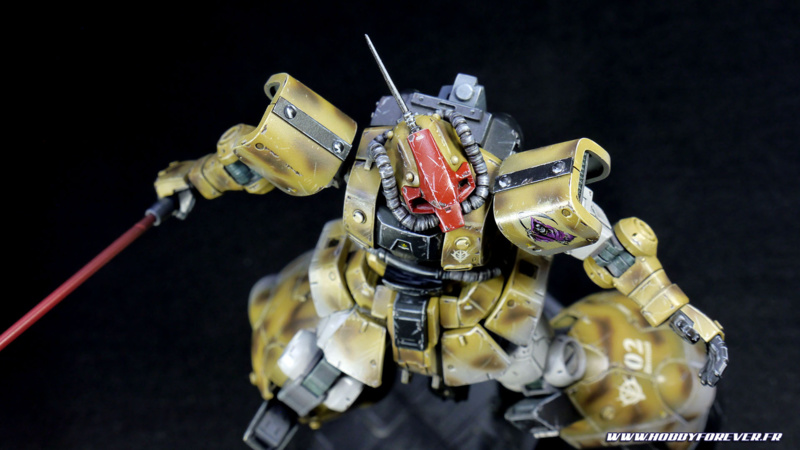 Finished work - HG YMS-08B Dom Test Type Desert Op. Finished work - HG YMS-08B Dom Test Type Desert Op.