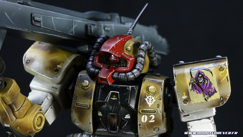 Finished work - HG YMS-08B Dom Test Type Desert Op. Finished work - HG YMS-08B Dom Test Type Desert Op.