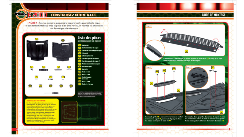 Découverte des fascicules 1 à 5 de KITT, la voiture de K2000, au 1/8 par Altaya Découverte des fascicules 1 à 5 de KITT, la voiture de K2000, au 1/8 par Altaya
