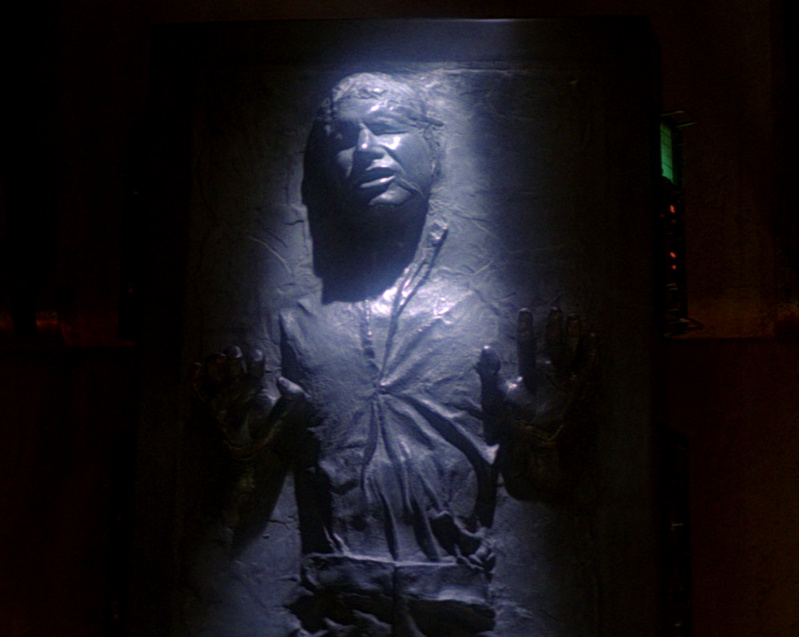 Han Solo pris dans la carbonite