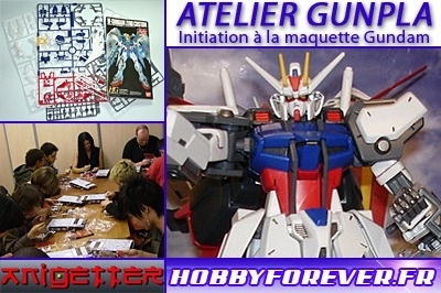 Geekopolis les 25 et 26 mai - Ateliers Gunpla animés par HF !