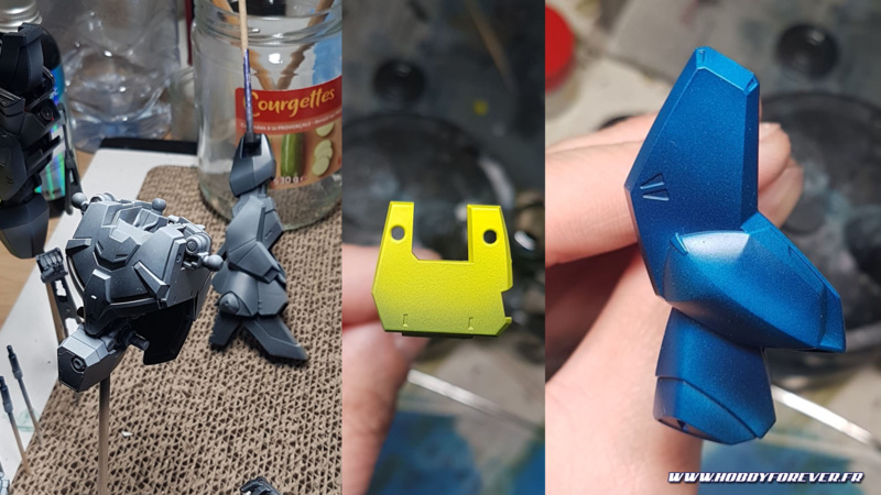 Peinture du Barzam avec un preshading en zénithal Peinture du Barzam avec un preshading en zénithal