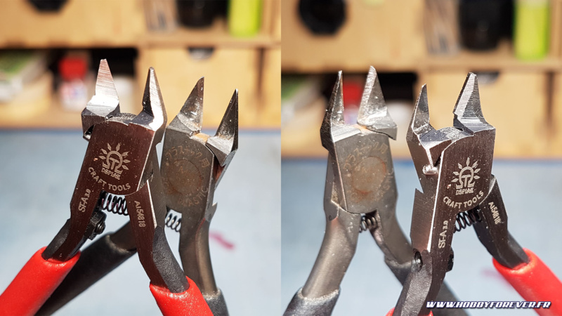 Comparaison entre la pince DSPIAE et la Tamiya Sharp Pointed Side Cutter
