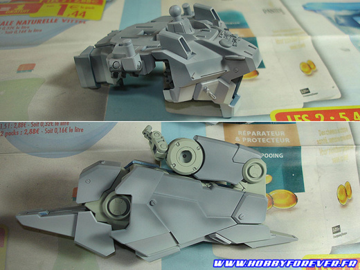 Le travail de dégradé sur le buste et les jambes Le travail de dégradé sur le buste et les jambes