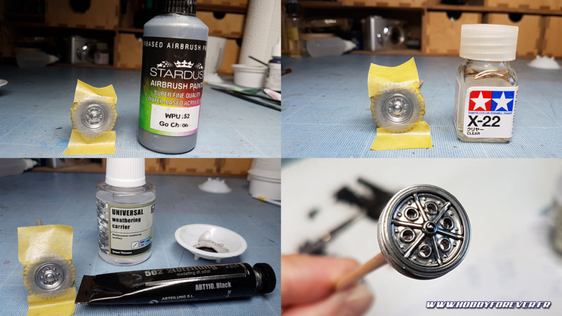 Peinture des roues Peinture des roues